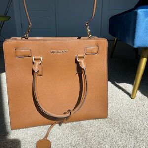 MICHAEL KORS large brown tote bag